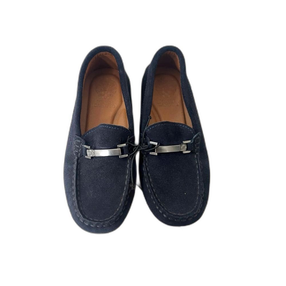 Vince camuto boy suade & leather Loafers size 11.5